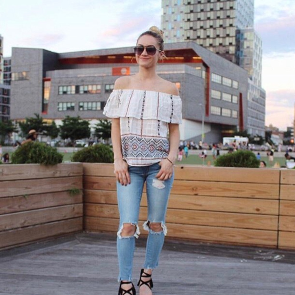 Off the shoulder top